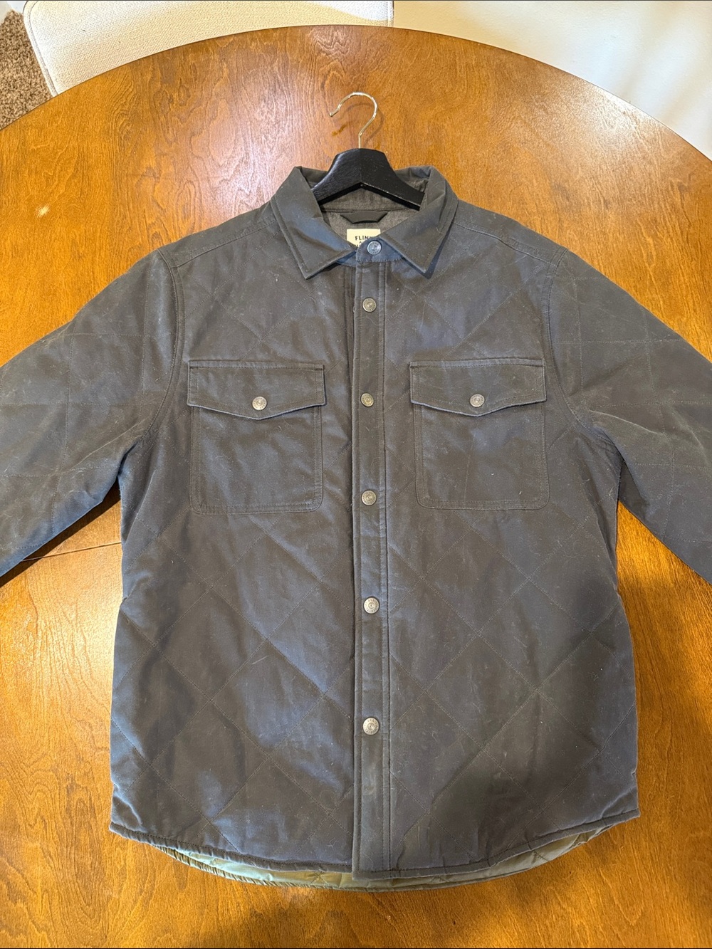 Flint and Tinder
Quilted Waxed Shirt Jacket